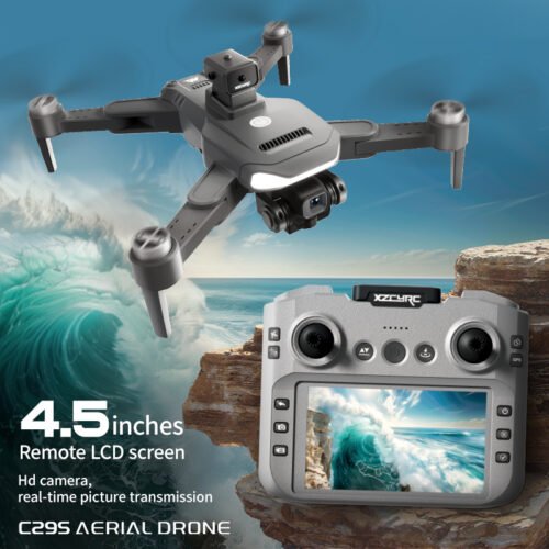 C29S 4K GPS Drone with Dual Camera & 50x Zoom – 40 Min Flight, 4.5" Remote Screen, Altitude Hold, Ideal for Aerial Photography