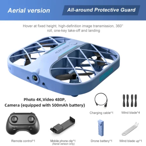 Mini Drone Drone 4K Quadcopter with Camera Real-Time Transmission Mini Pocket UFO Small Remote Control