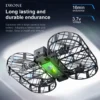 Foldable Grid Drone for Kids - HD Aerial Photography, Gravity Control & 360° Safety Protection