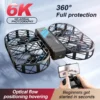Foldable Grid Drone for Kids - HD Aerial Photography, Gravity Control & 360° Safety Protection