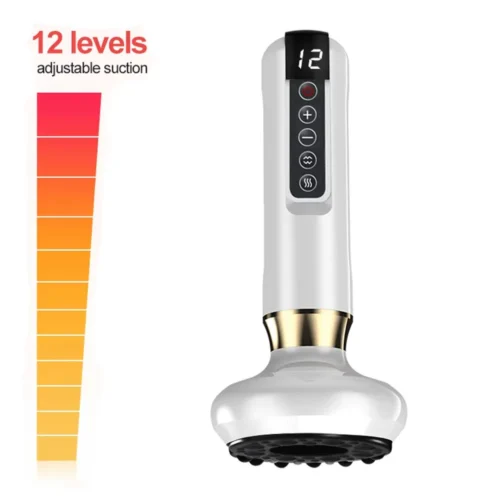 Chinese Electric Massager GuaSha Anti Cellulite Vacuum Suction Cup Beauty Health Scraping Infrared Heat Slimming Massage Thera