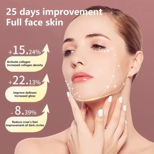 LED Photon Therapy Facial Slimming Vibration Massager Facial Lifting Device Facial Heated Double Chin V Face Vibration Massager