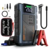 Portable Car Jump Starter With Air Compressor, 3000A Peak(7.5L Gas, 6.5L Diesel) , Jump Starter Battery PackWith150 PSl Tire Inf