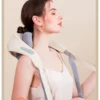 Shiatsu Neck And Shoulder Massager Shawl Kneading Spine Back Muscle Relaxer for Car Home Use Trapezius Neck and Shoulder Massage