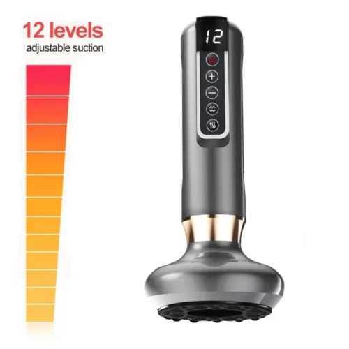 Chinese Electric Massager GuaSha Anti Cellulite Vacuum Suction Cup Beauty Health Scraping Infrared Heat Slimming Massage Thera