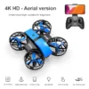 JC811 Mini Quadcopter 4k 360 Degree Rotation Headless Mode Video Shooting Stunt Hexacopter Drone for Kids Beginner with Camera