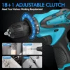 Rechargeable Lithium Battery Electric Hand Drill Electric Screwdriver Cordless Power Drills Home DIY Electric Drill