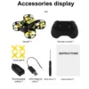 JC811 Mini Quadcopter 4k 360 Degree Rotation Headless Mode Video Shooting Stunt Hexacopter Drone for Kids Beginner with Camera