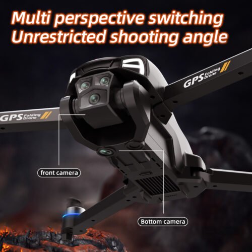C28S Foldable 1080P HD Drone with Dual Camera & 50x Zoom – GPS Positioning, 28 Min Flight, 4.5" Remote Screen, Ideal for Beginners & Travel